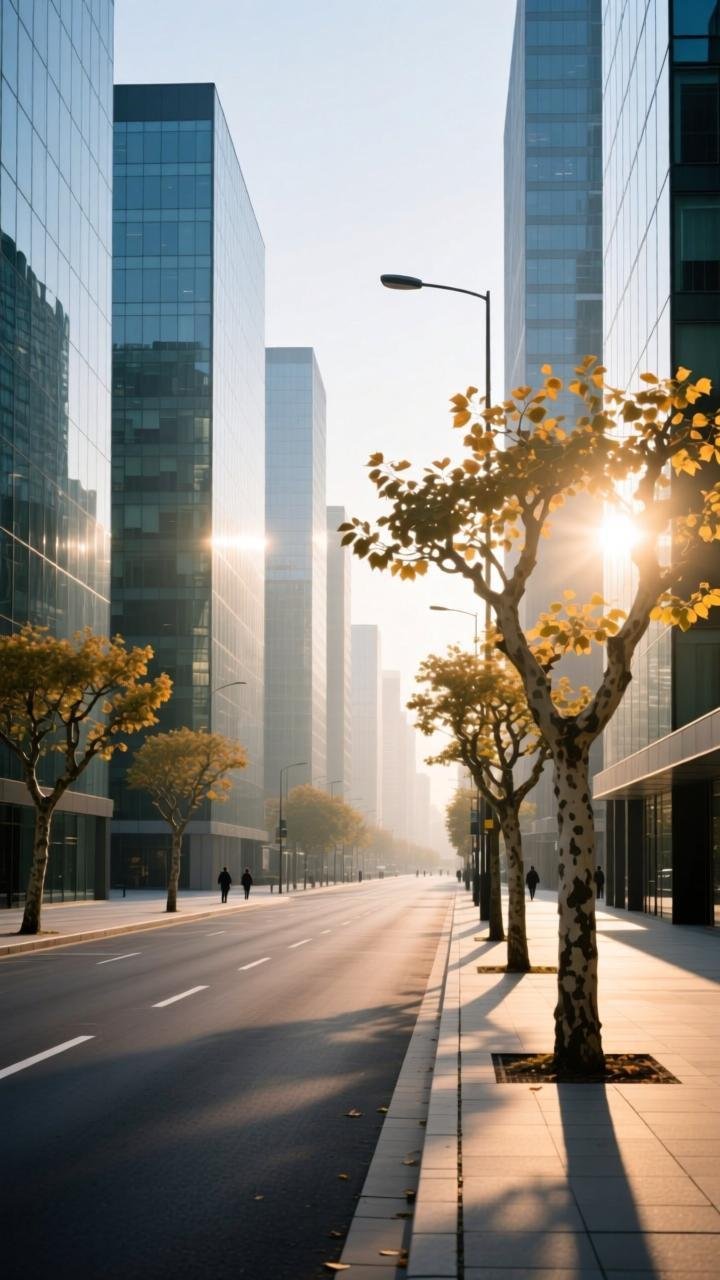 黑色鱼嘴高跟鞋踏出都市节奏，职场女王的晨光优雅秀