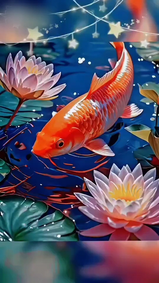 莲花鱼儿