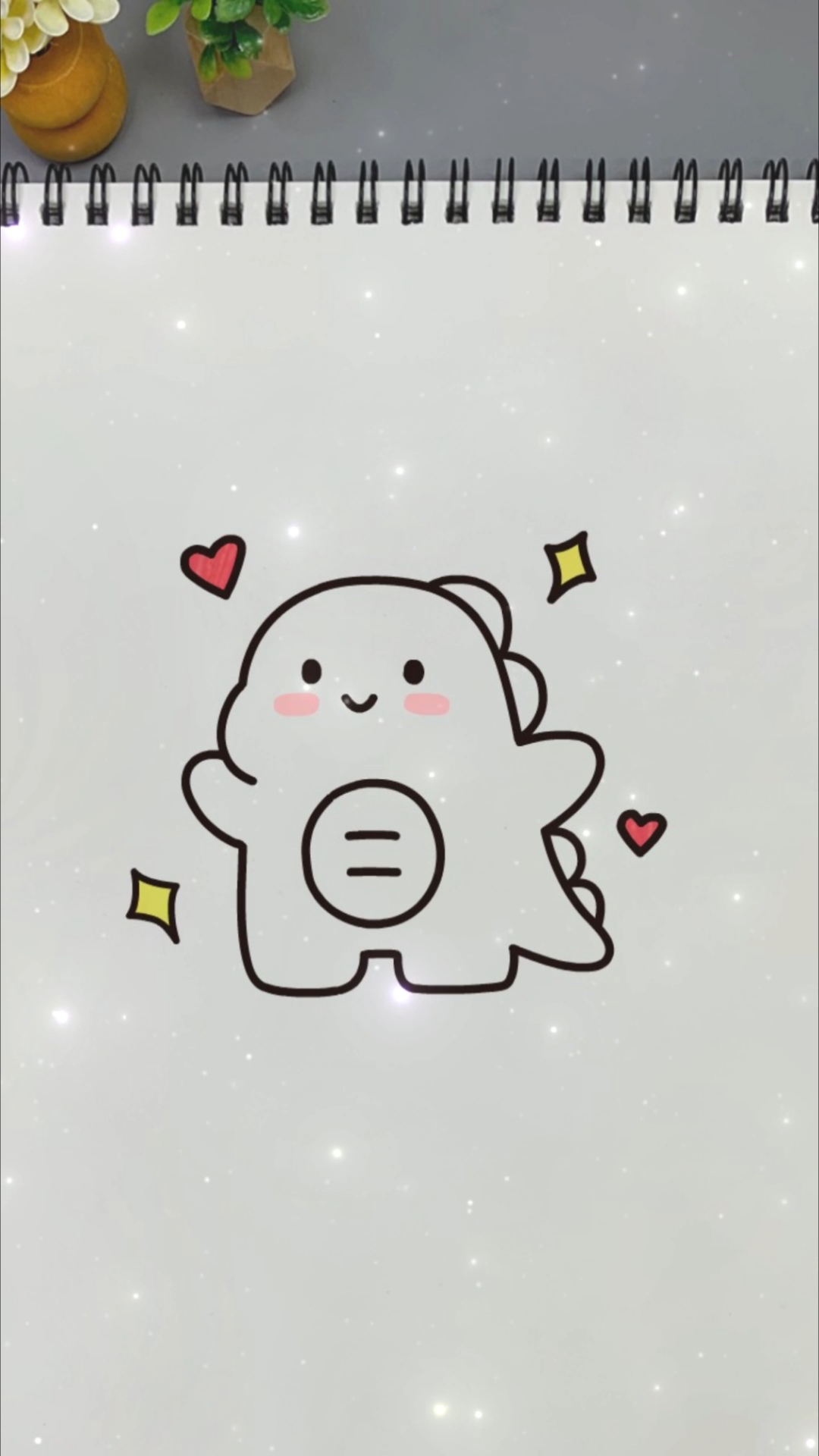 小恐龙简笔画