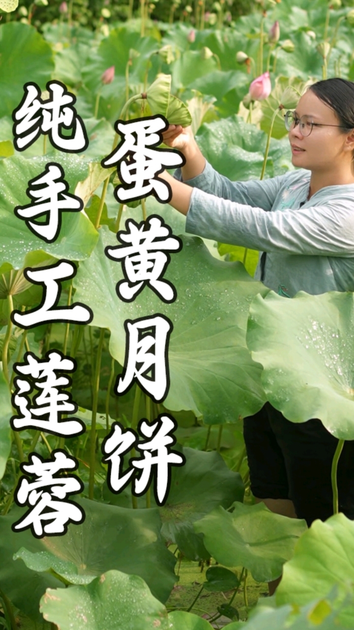 古法月饼制作,纯手工莲蓉蛋黄月饼,自己做的材料好,味道好