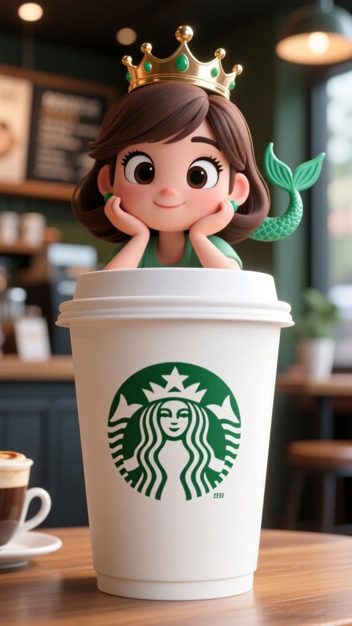 星巴克logo暗藏玄机,美人鱼竟是神话中的致命蛇妖