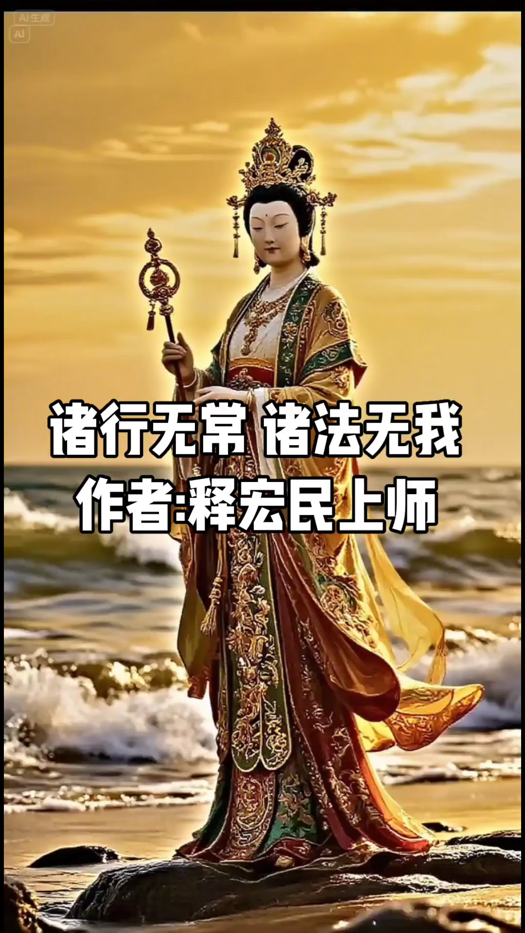 诸行无常 诸法无我 作者:释宏民上师