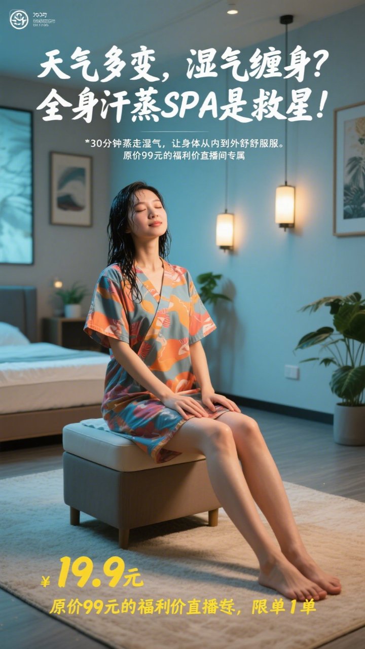 19.9体验30分钟全身汗蒸等你来体验