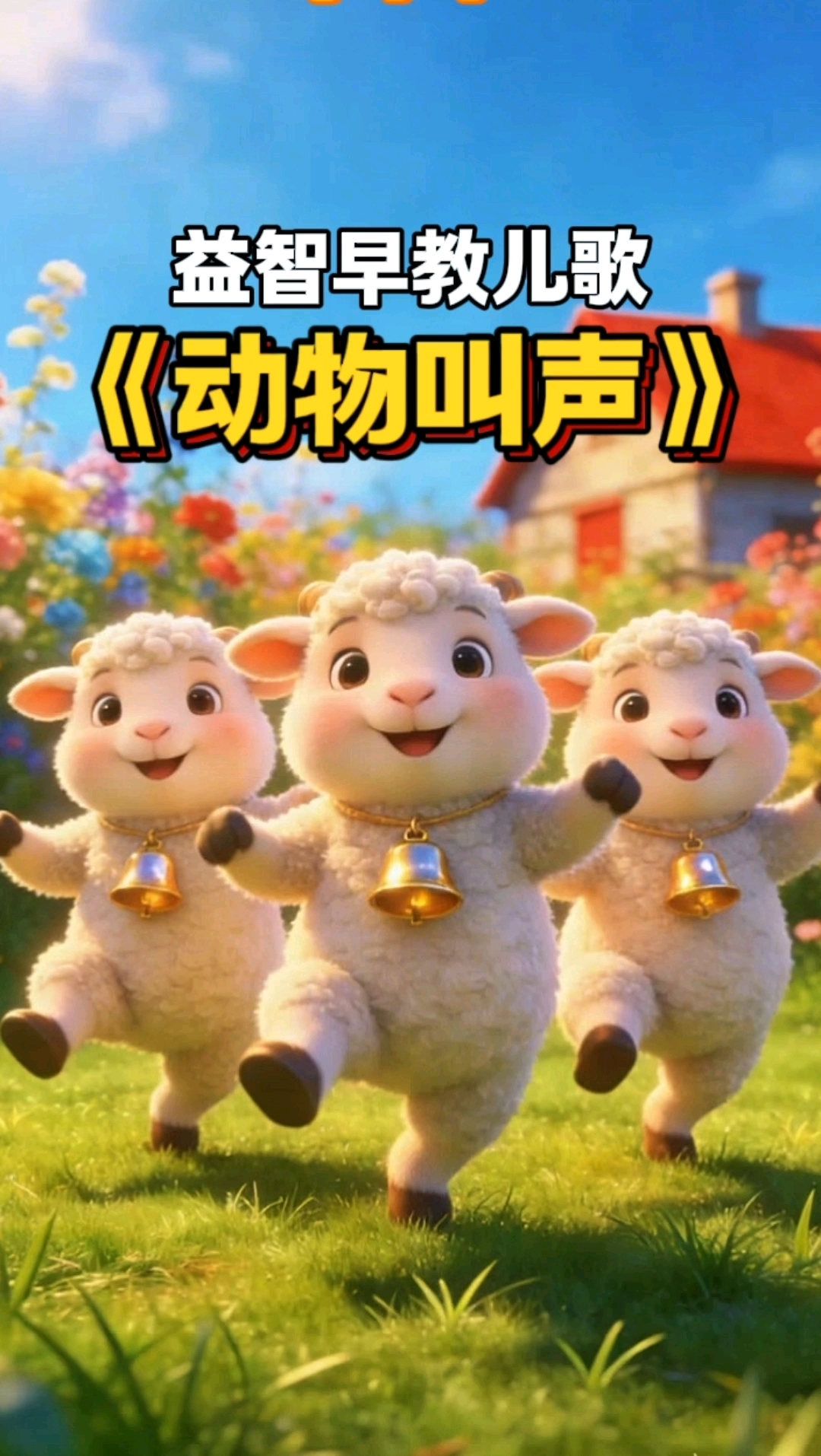 幼儿园推荐0-3岁儿童宝宝儿歌100首益智早教启蒙卡通动画