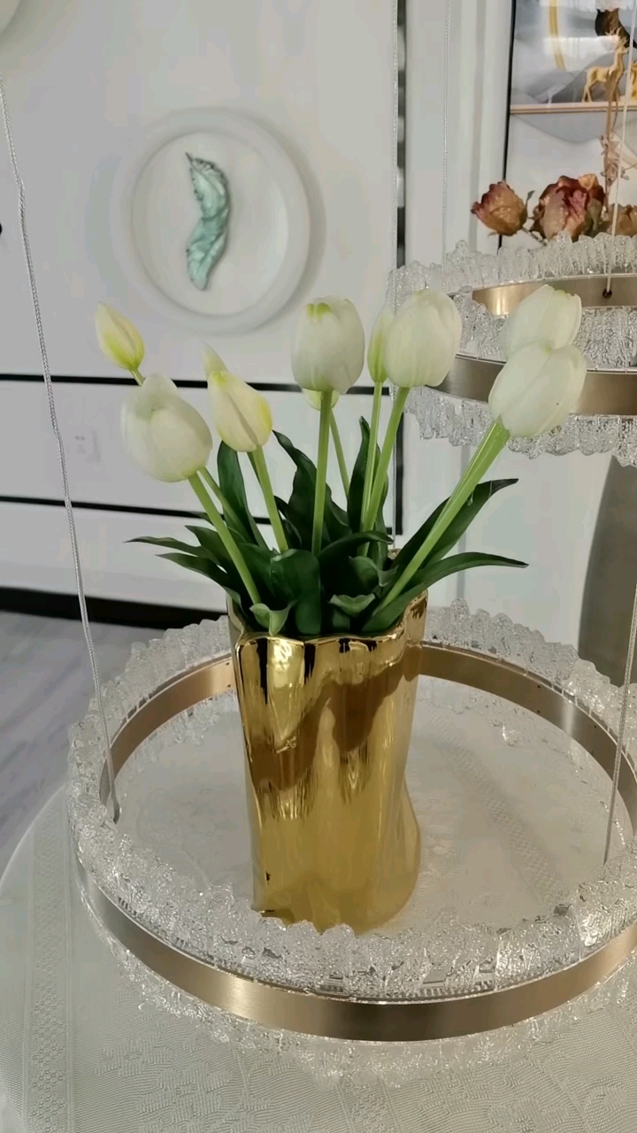 鲜花烘焙蛋糕装饰仿真玫瑰郁金香摆件网红花朵七夕情人节插件
