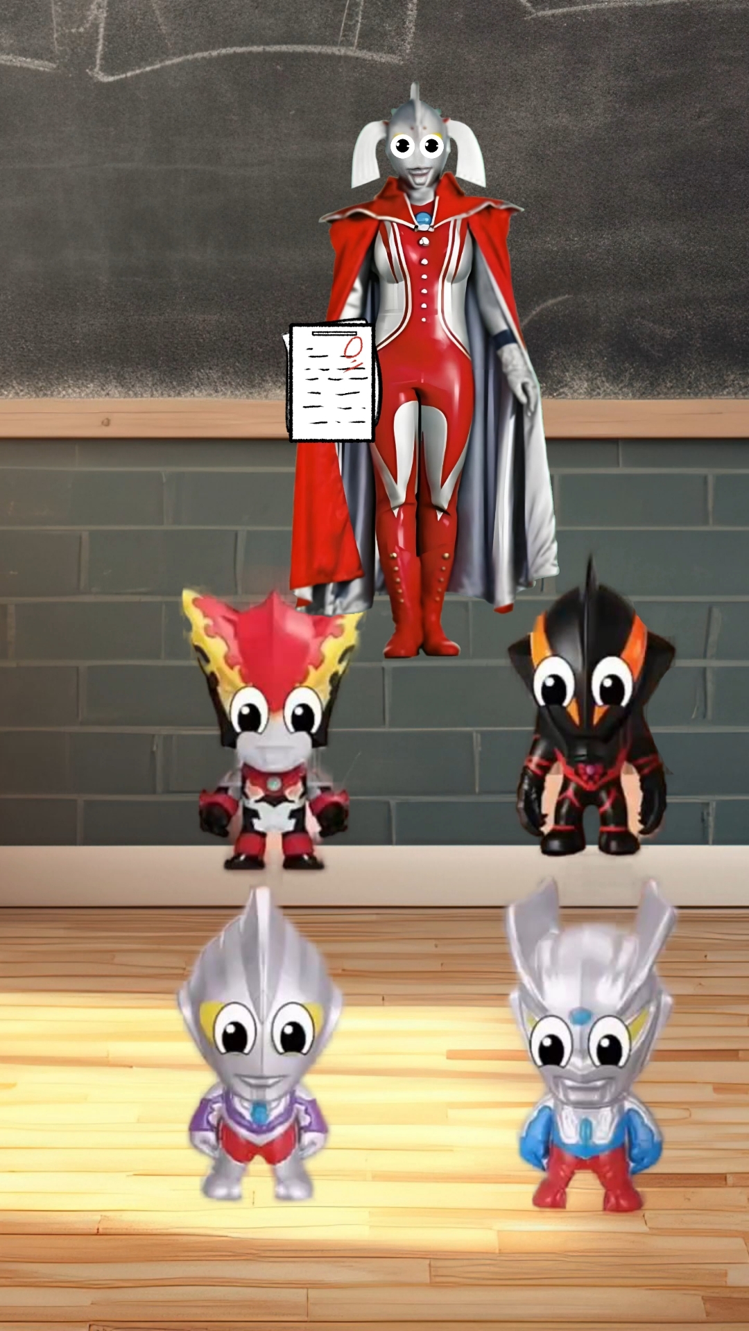 小奥特曼考的分数不理想