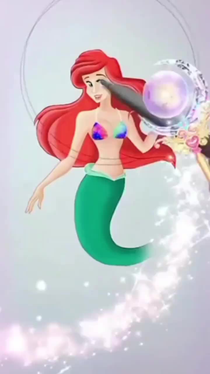 美人鱼变蝴蝶仙子