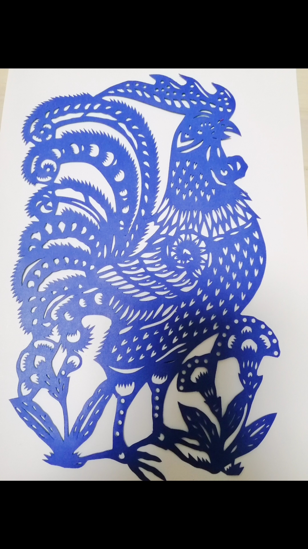 新年剪纸之大公鸡系列