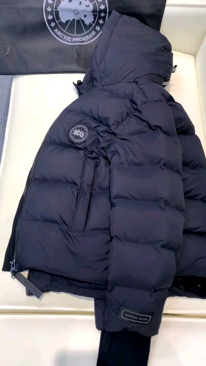 大鹅新款黑标羽绒服