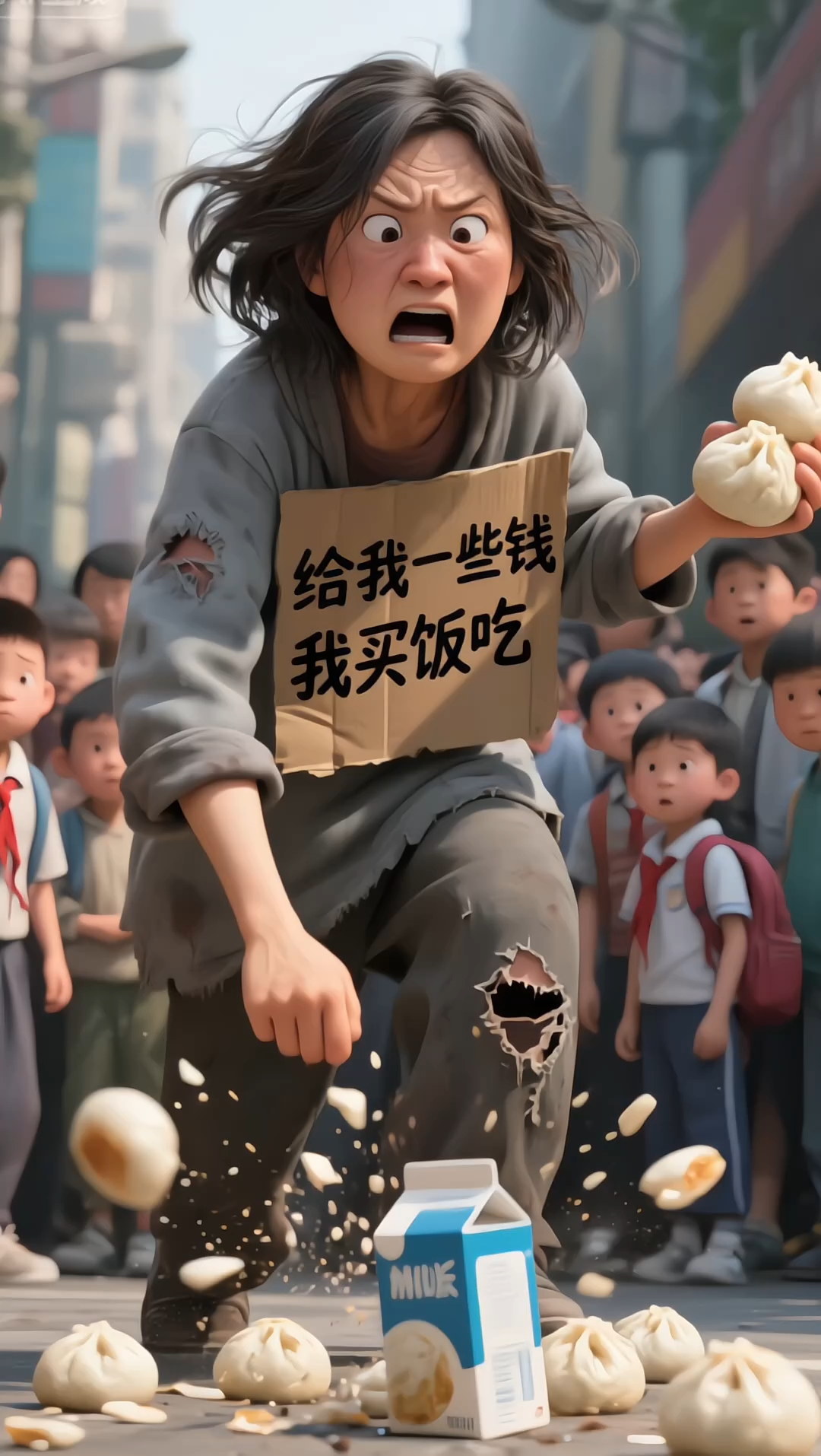 阿姨怎么不吃包子#儿童动画#儿童动漫#益智动画小故事