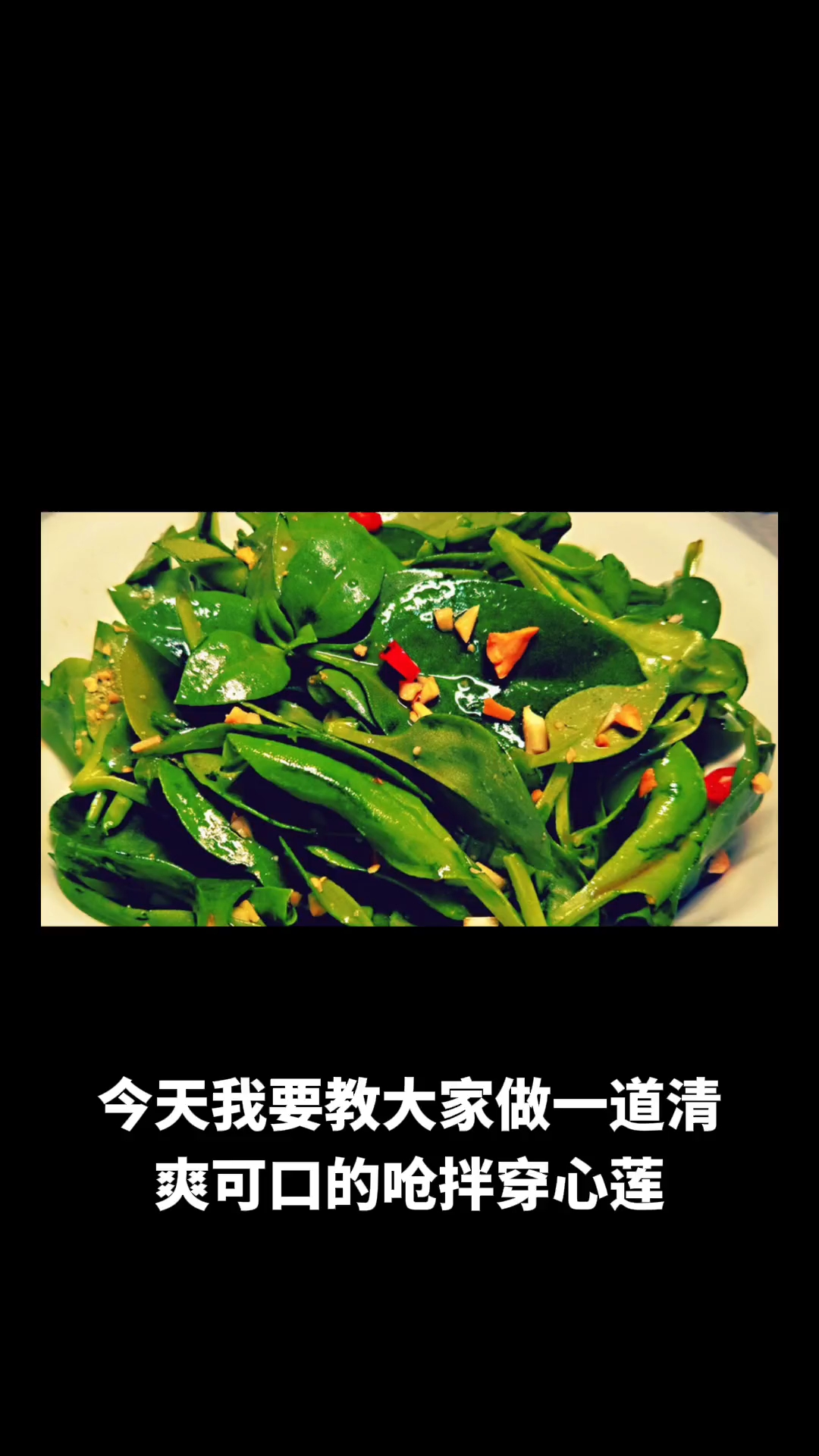 呛拌穿心莲的做法教程