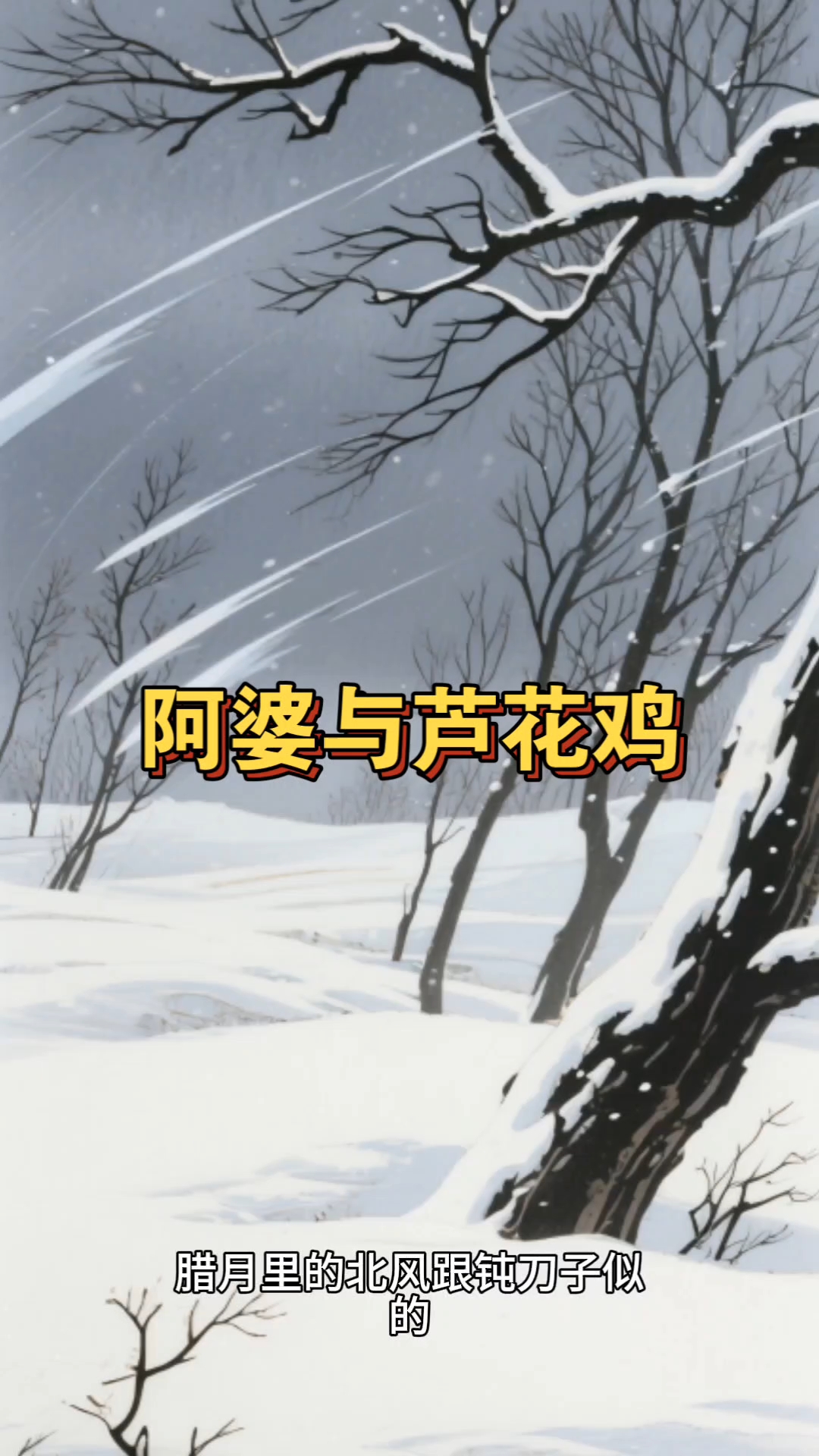 阿婆与芦花鸡