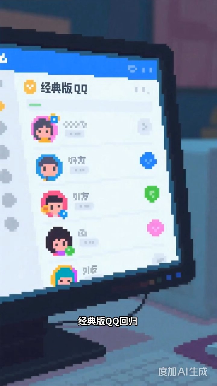 经典QQ回归引爆回忆杀，灰掉头像集体复活亮起