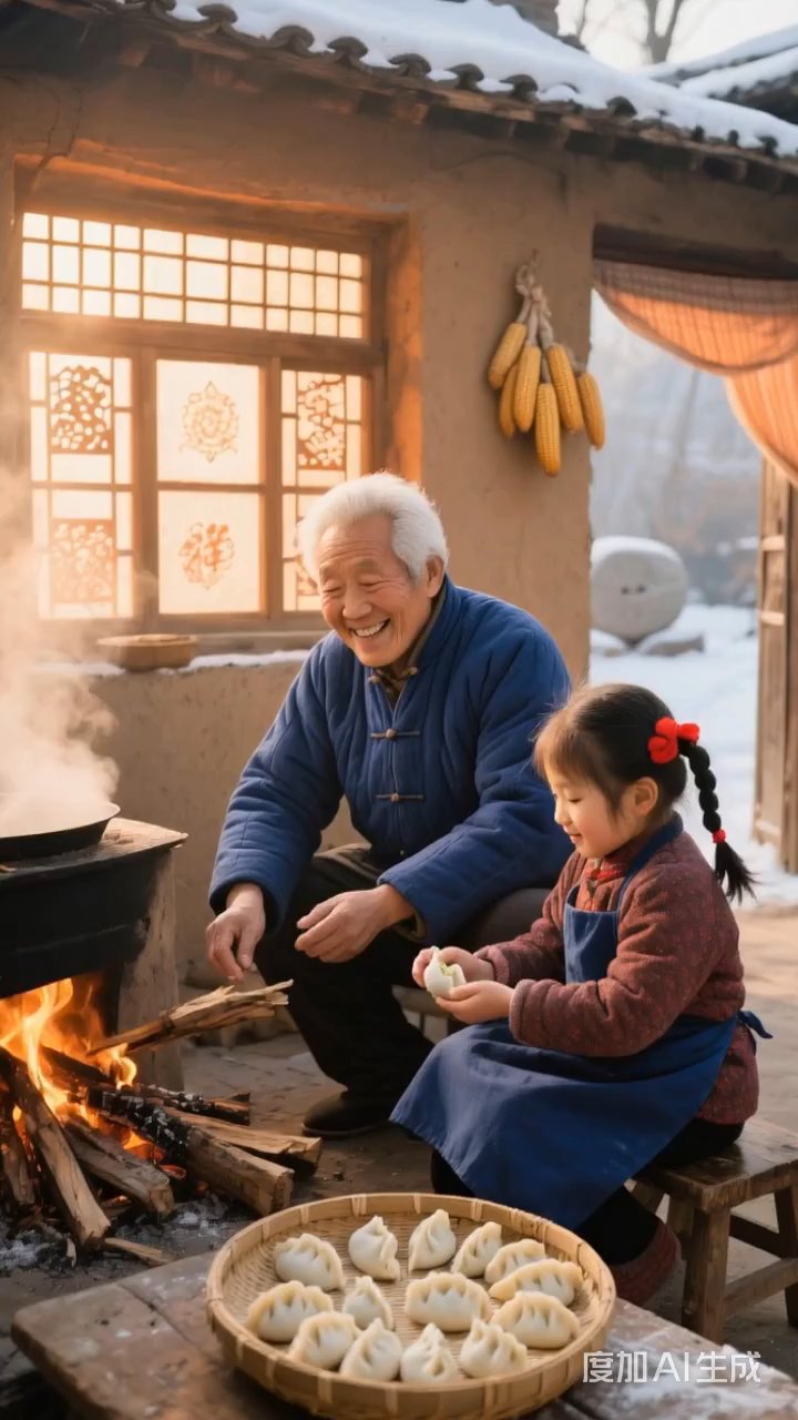 冬至包饺子,幸福的烟火
