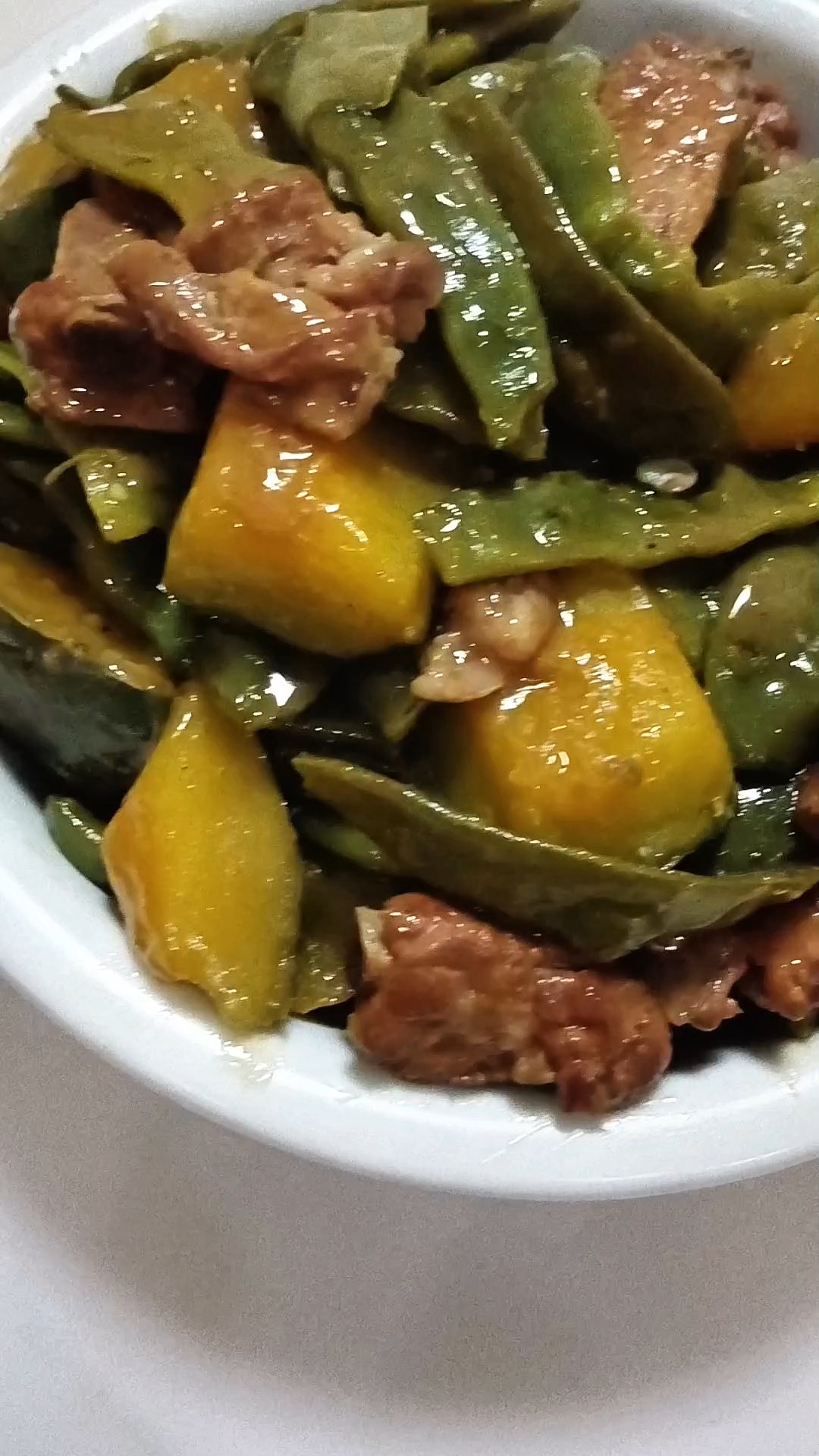排骨炖豆角