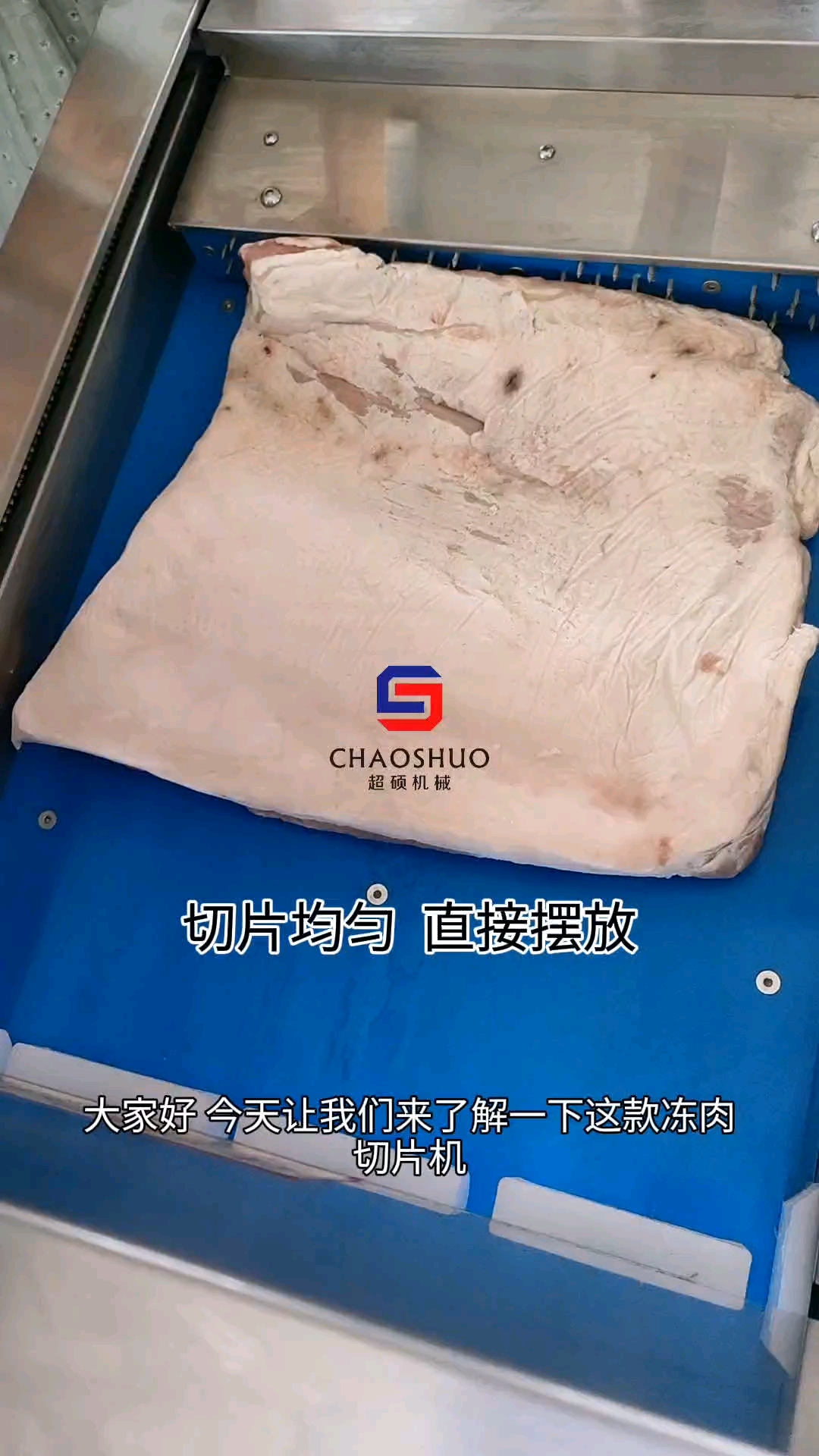 #冻盘切片机 #五花肉切片#冻肉切片机#肉类加工设备