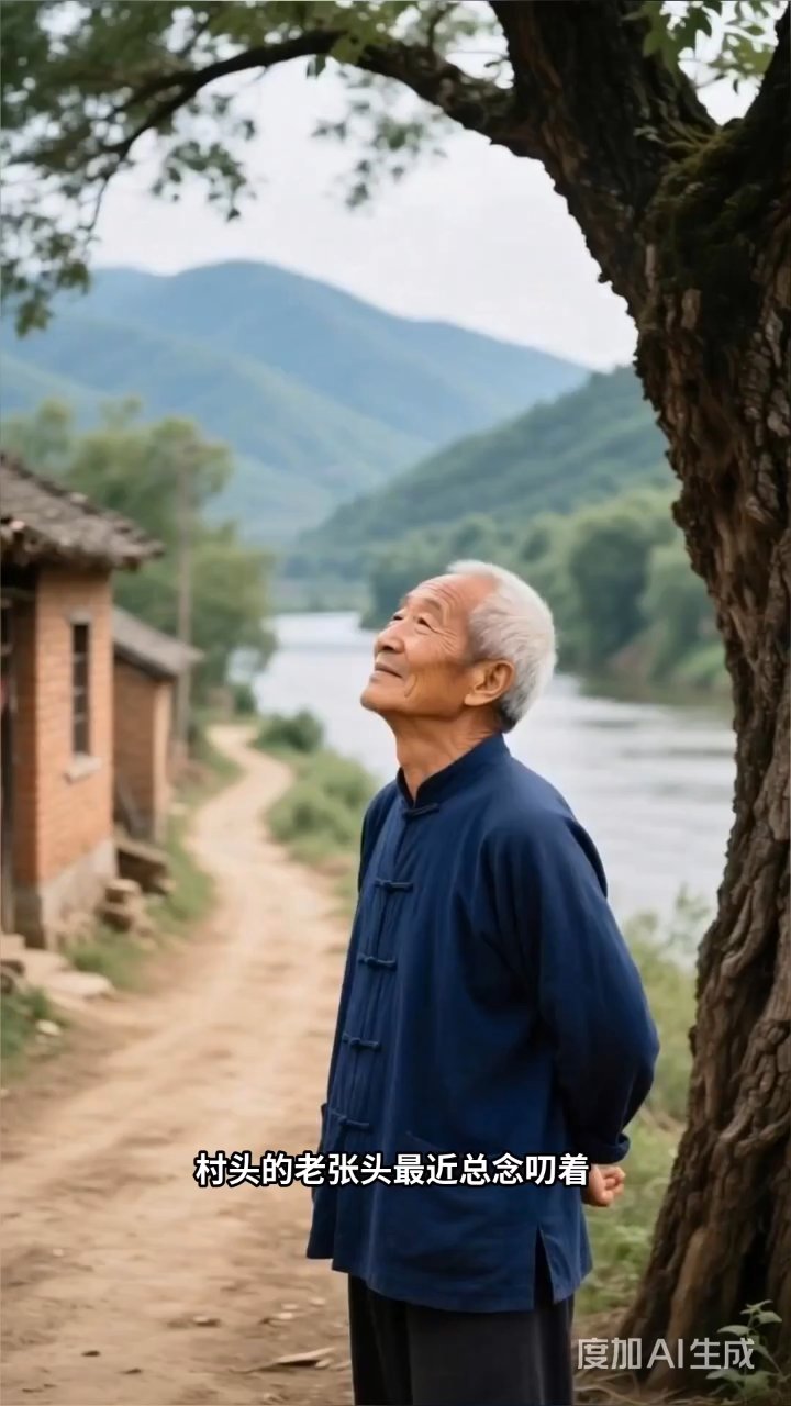 金鲤跃出送黄金,老张头带全村沾喜气