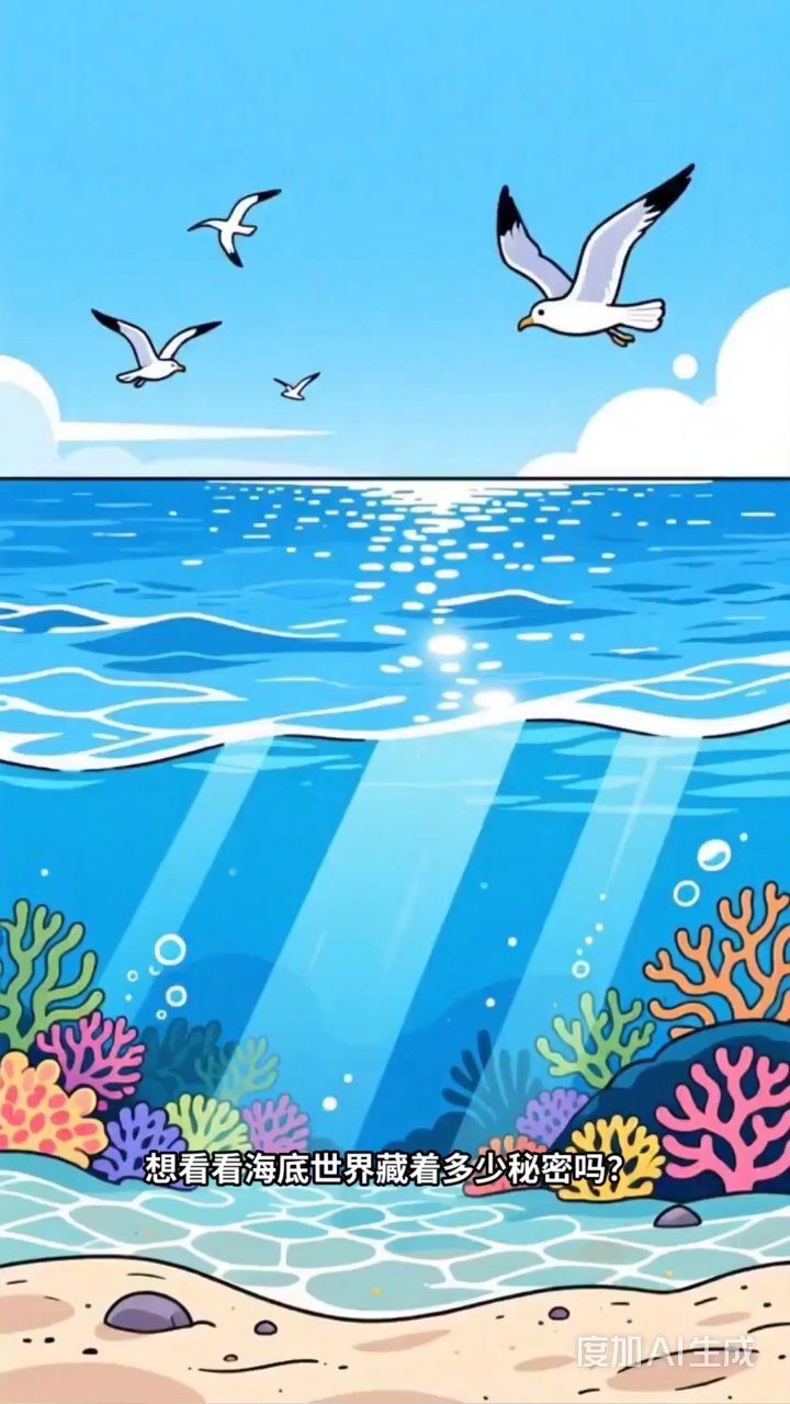 潜入海底奇境:小鱼派对与珊瑚迷宫的奇幻之旅