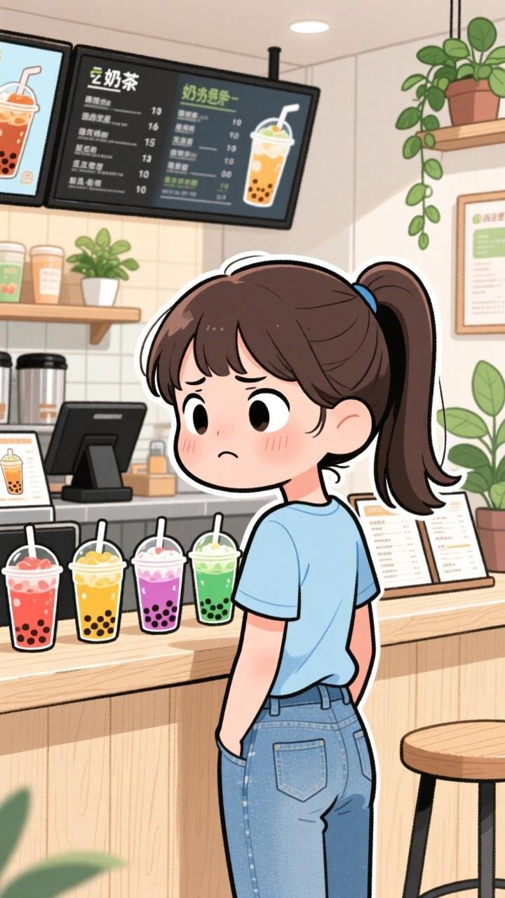 奶茶暗藏脂肪陷阱?姑娘揭秘四种发胖原料#奶茶店隐藏菜单# #生活小常识#作品含A丨生成
