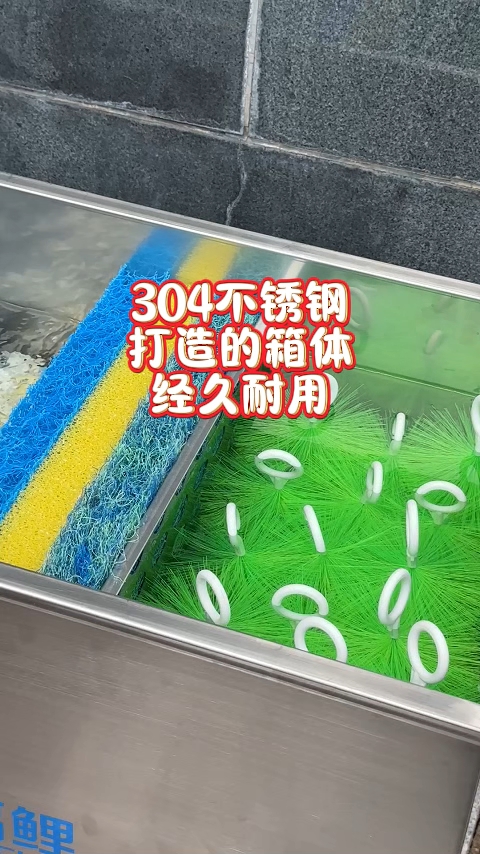 大流量出水口不虚标#鱼池过滤器#庭院鱼池#别墅鱼池