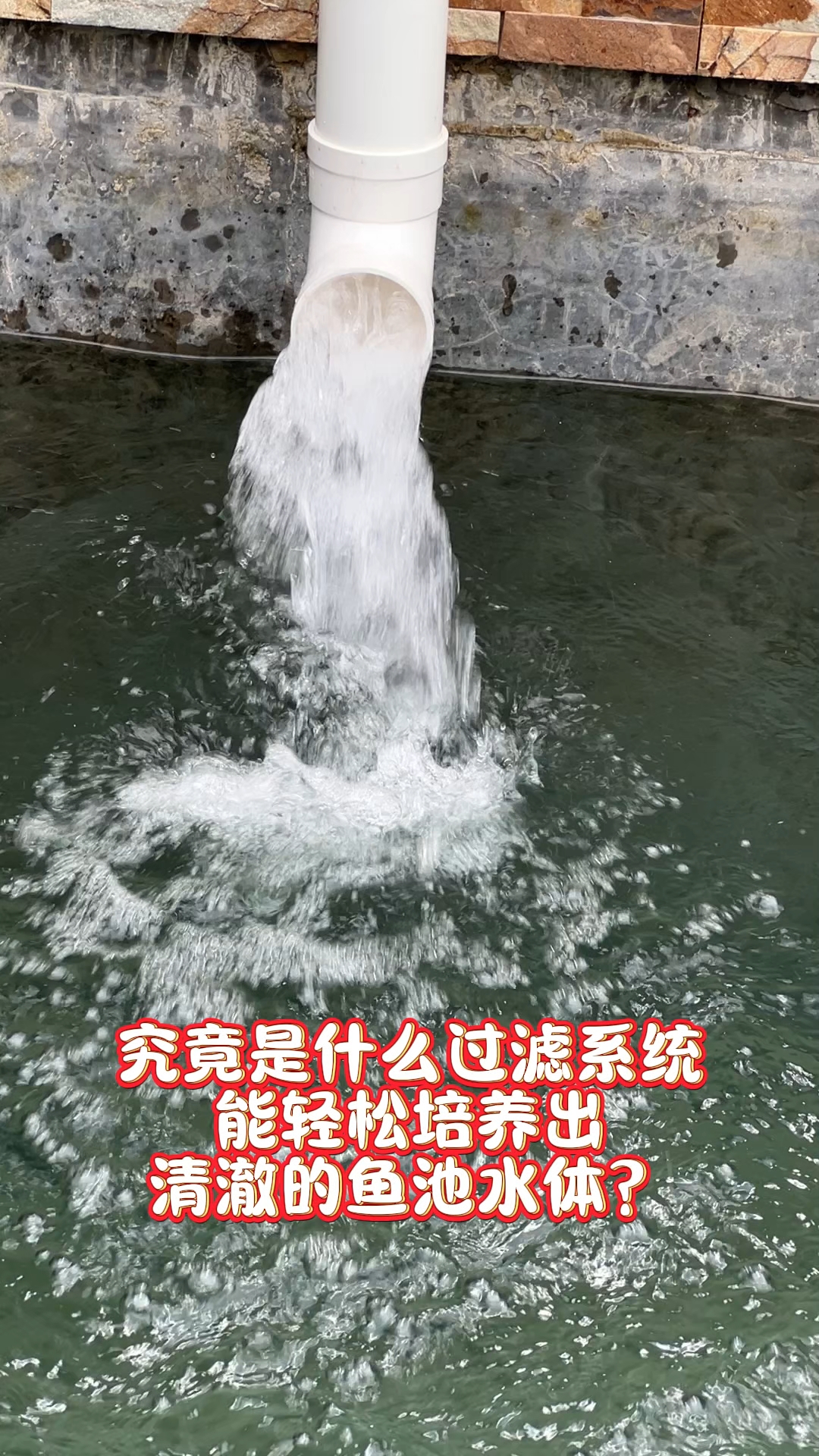 大流量出水口，不虚标，好安装打理#鱼池过滤器#庭院鱼池