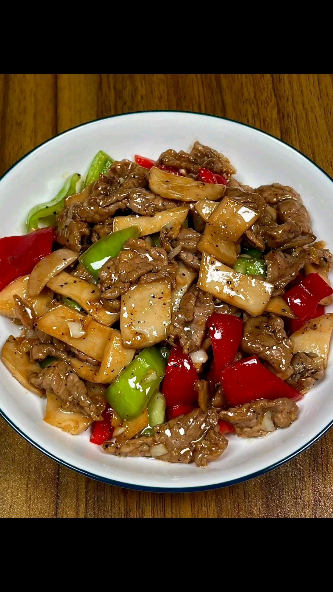 超好吃的黑椒牛肉杏鲍菇!一定要试试做!