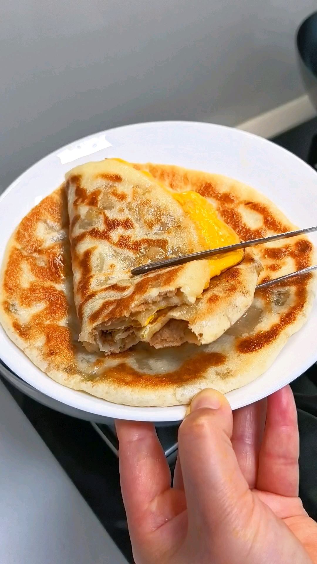 可以冷冻保存的发面馅饼,想吃随时烙,省心省事,好做好吃