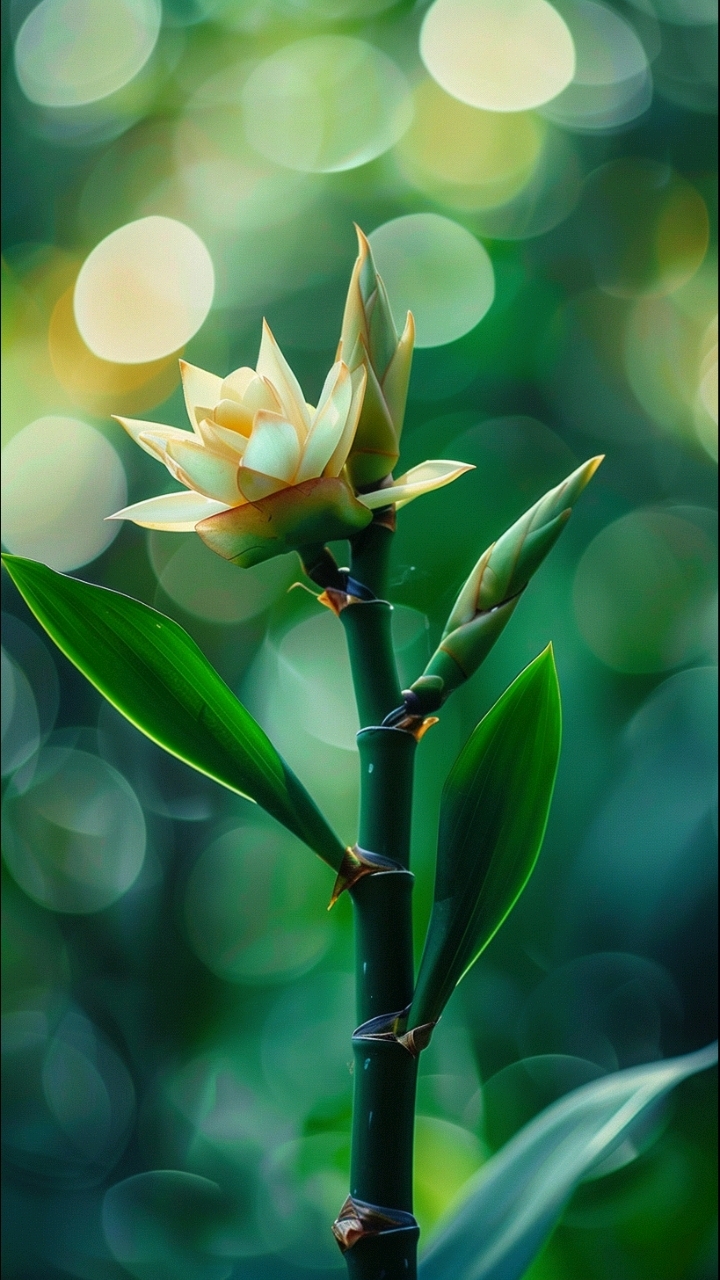 精美壁纸系列竹子开花