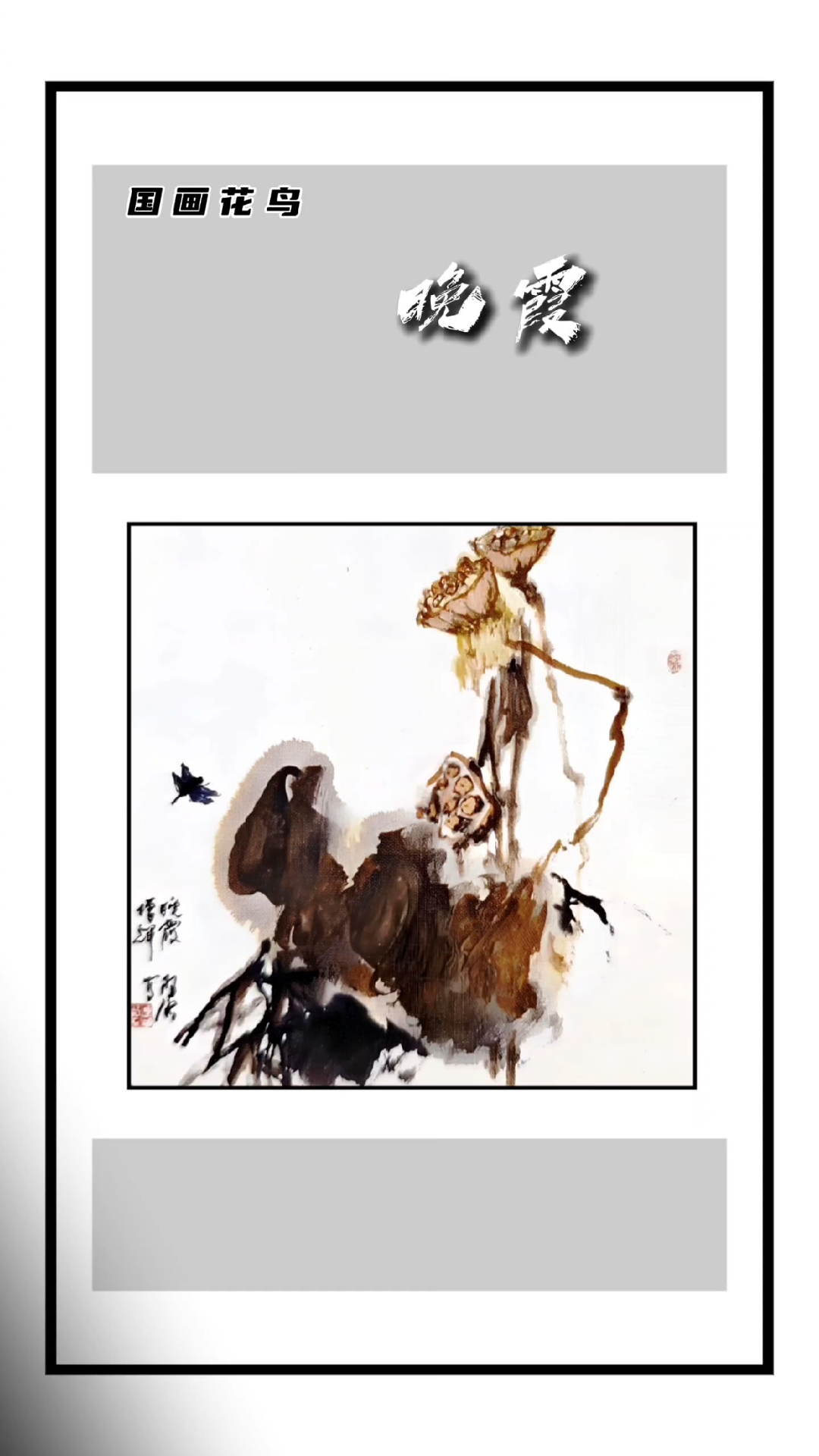 国画荷花 水墨写意 作品欣赏