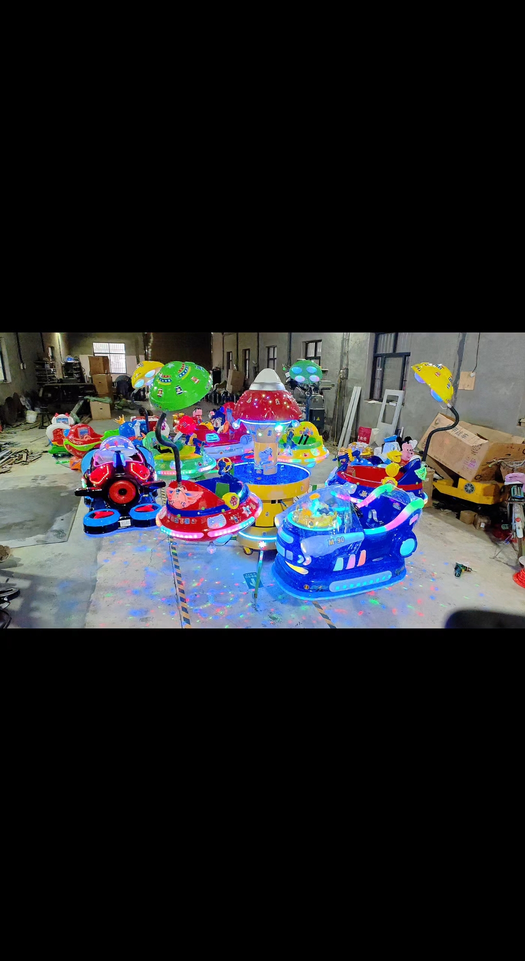 广场摆摊夜市娱乐火爆项目旋转木马游乐场设备户外儿童电动钓鱼机