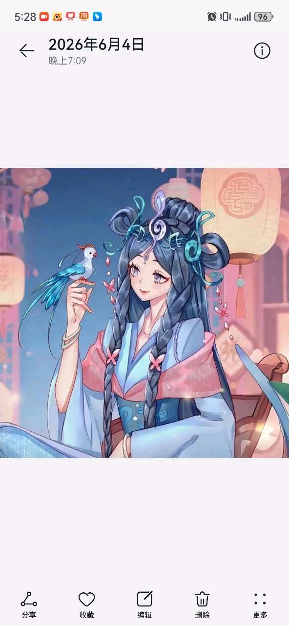 #古风美人手绘##古风动漫角色##国风插画壁纸#