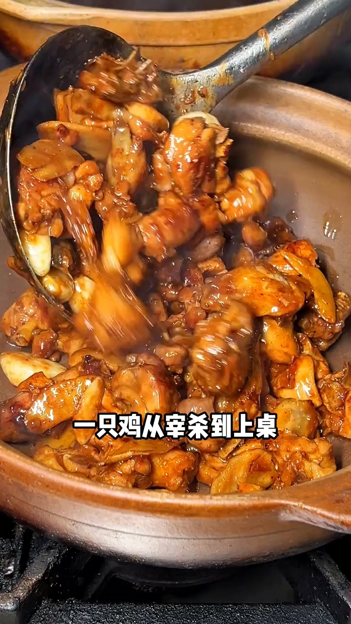 美味炭炉鸡煲，好香
