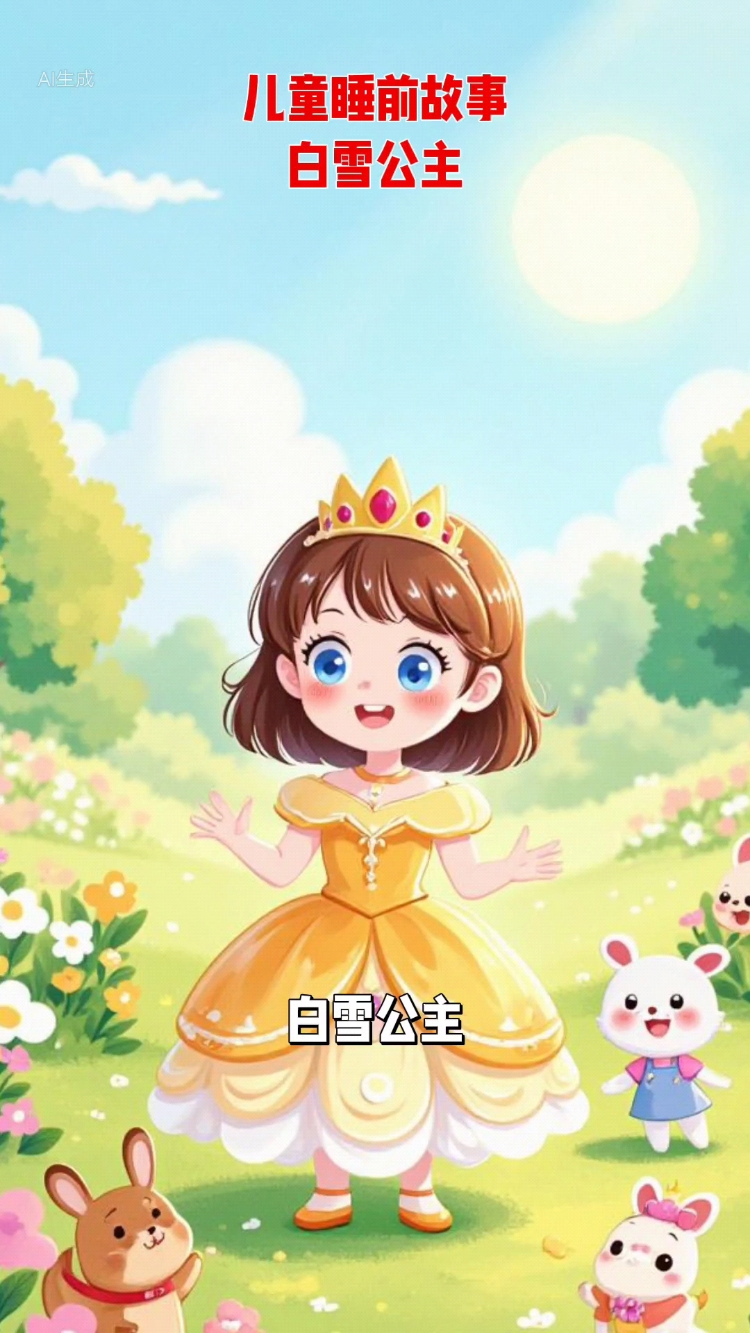 儿童睡前故事58白雪公主