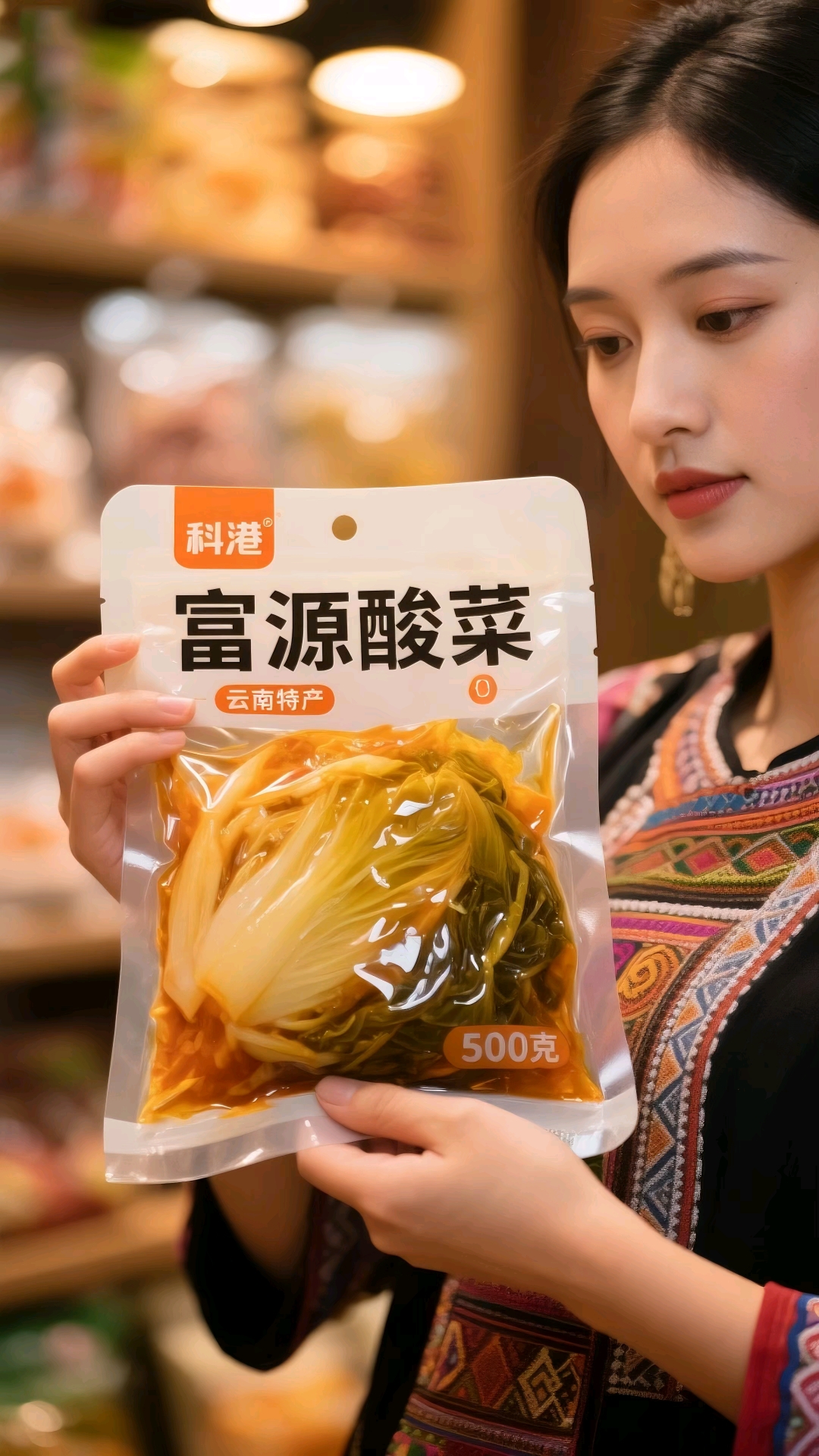 科港酸菜真空袋,让每一袋都“鲜”出彩!免费设计