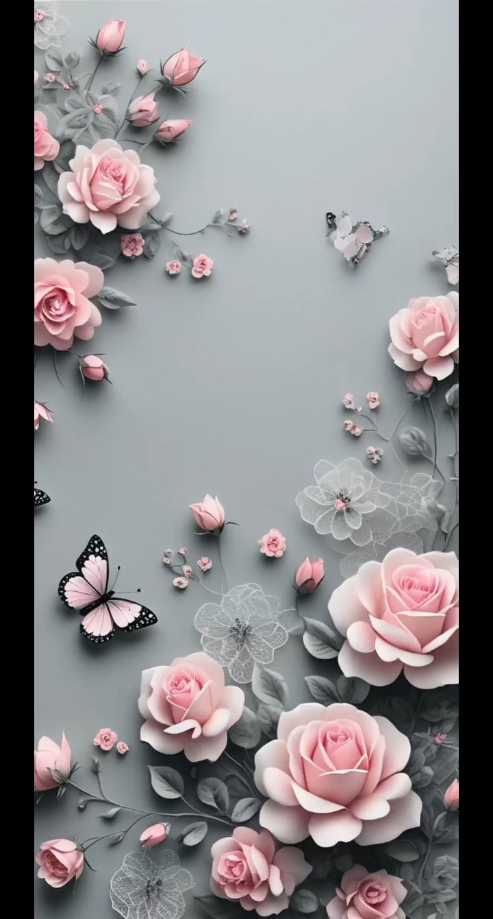 蝶恋花!手机壁纸你喜欢吗?