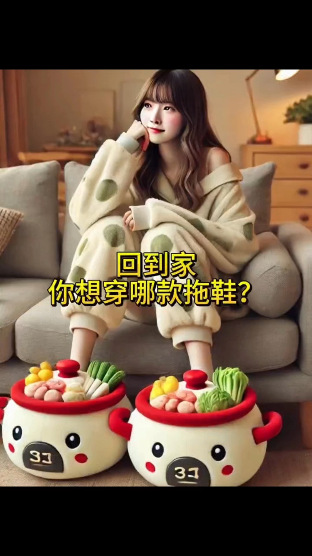回到家你想穿哪款拖鞋