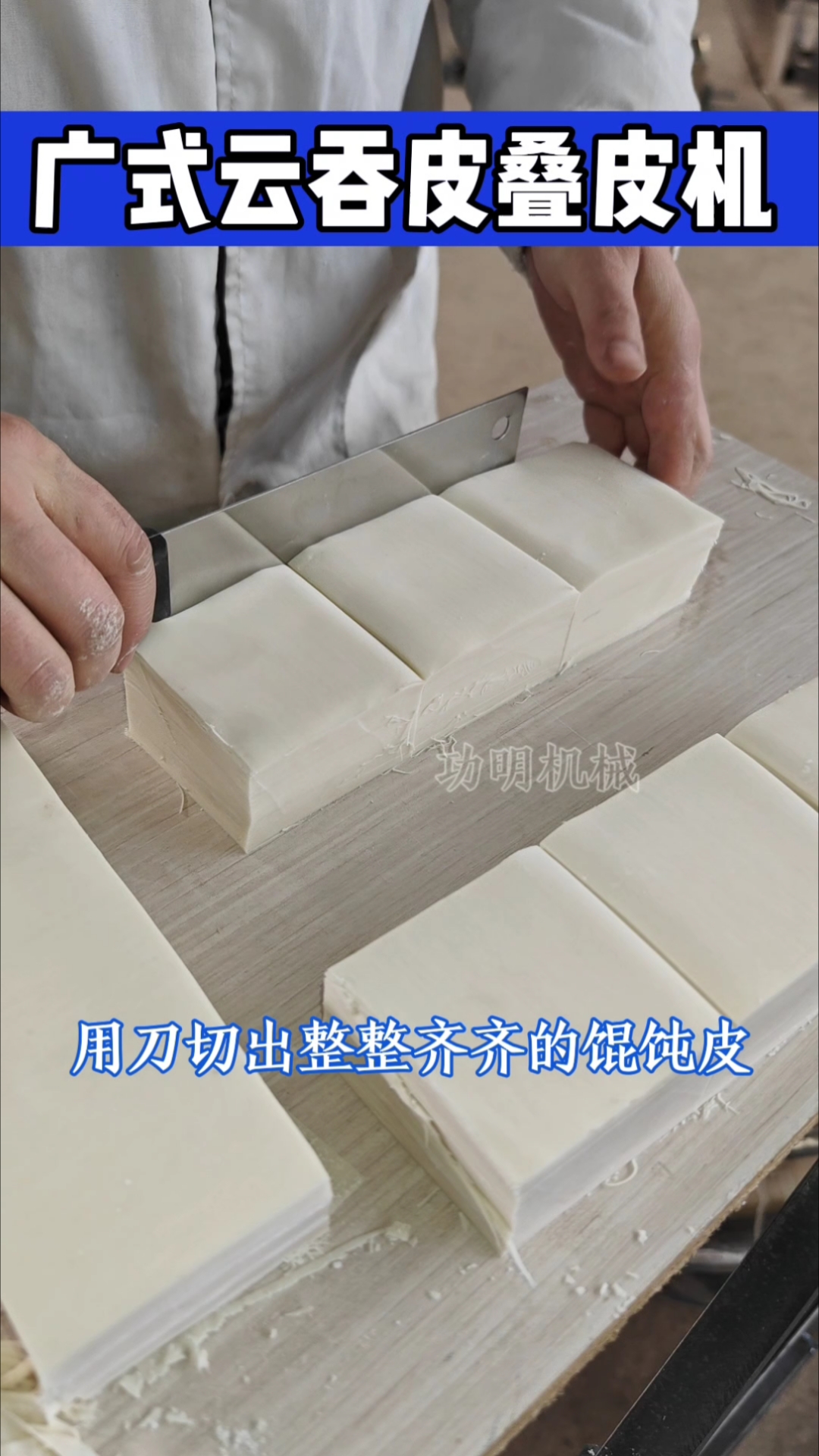 广式云吞皮叠皮机 做馄饨皮云吞皮面条好帮手 
