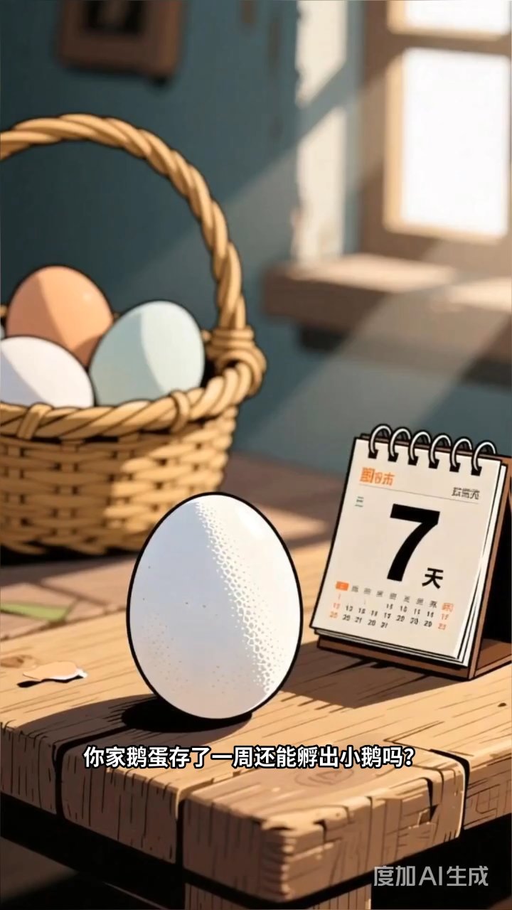 鹅蛋保存有诀窍,3-5天黄金期别错过#养鹅技术分享#