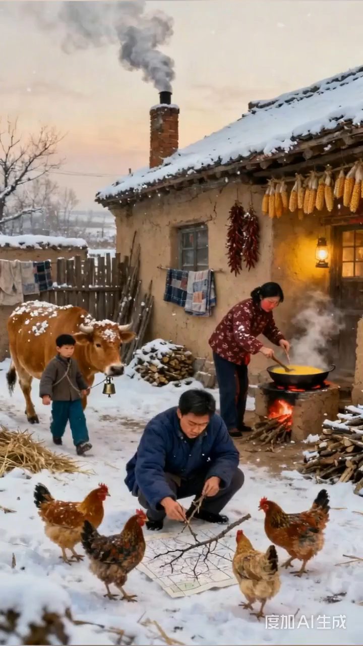 东北农村的冬天