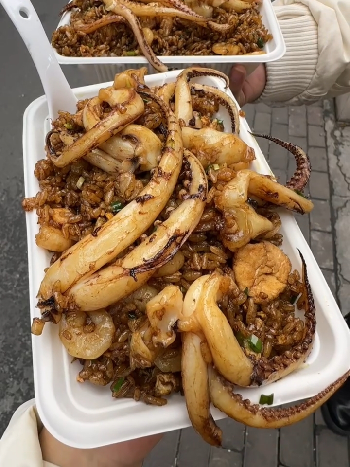 南京好吃nb的海鲜炒饭!
