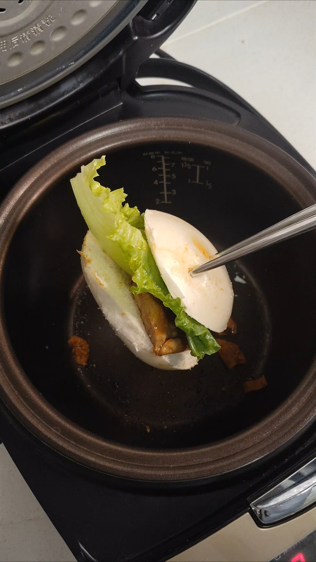 没想到用电饭锅随便捣鼓两下,就收获了馒头的神仙吃法!#懒人减