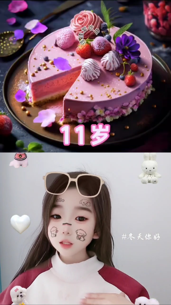 看看你的生日蛋糕是什么颜色