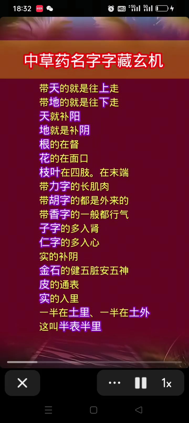 中药材名称辨别功效