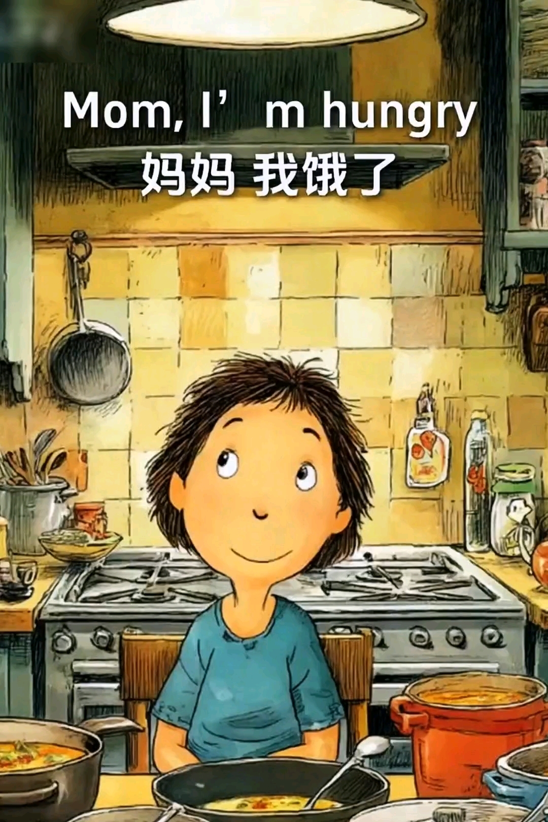 《妈咪我饿了》英语绘本