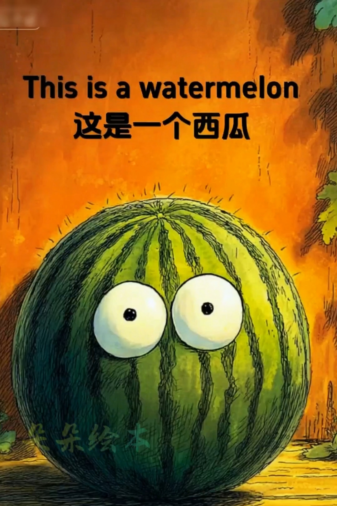 《这是一个西瓜》英语绘本