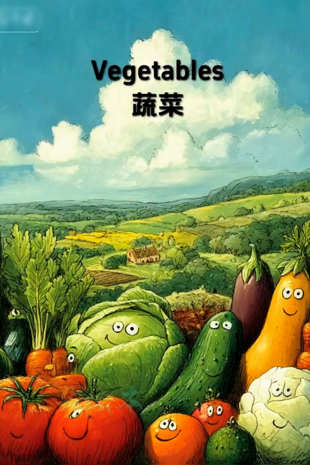 《蔬菜》英语绘本