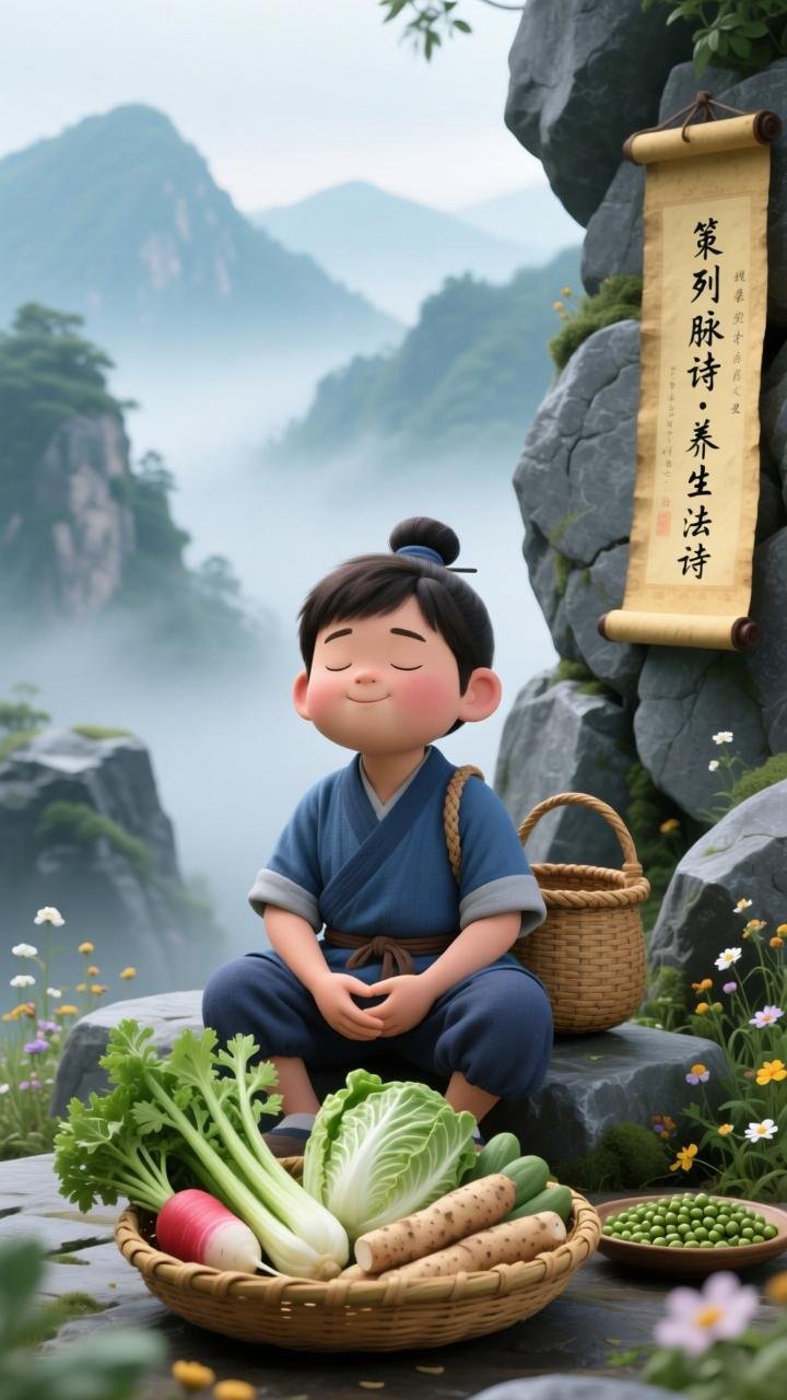 家常蔬菜藏养生密码,药食同源就在三餐里#药食同源妙用# #脑洞大开的动漫卡通动漫儿童动画#
