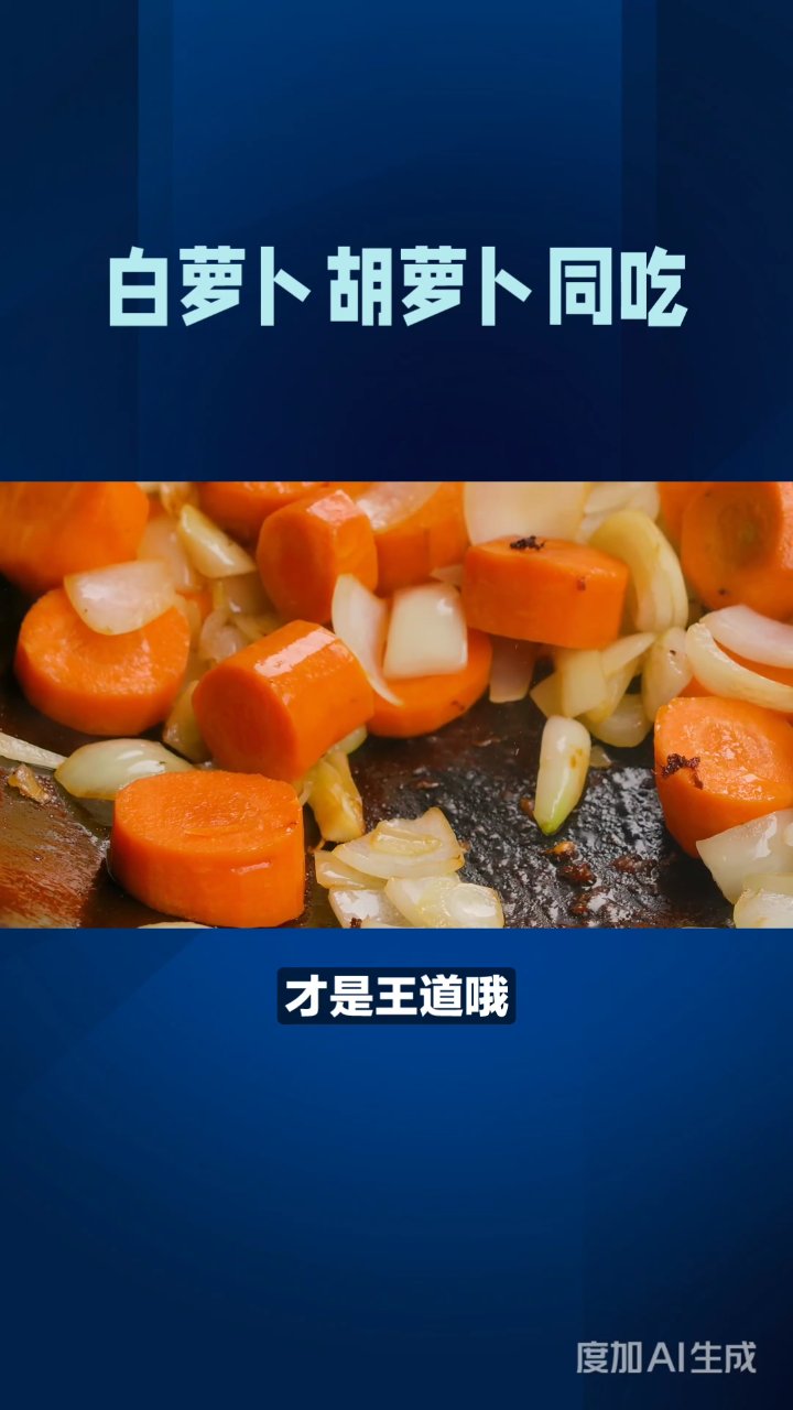 白萝卜胡萝卜同吃会破坏营养?