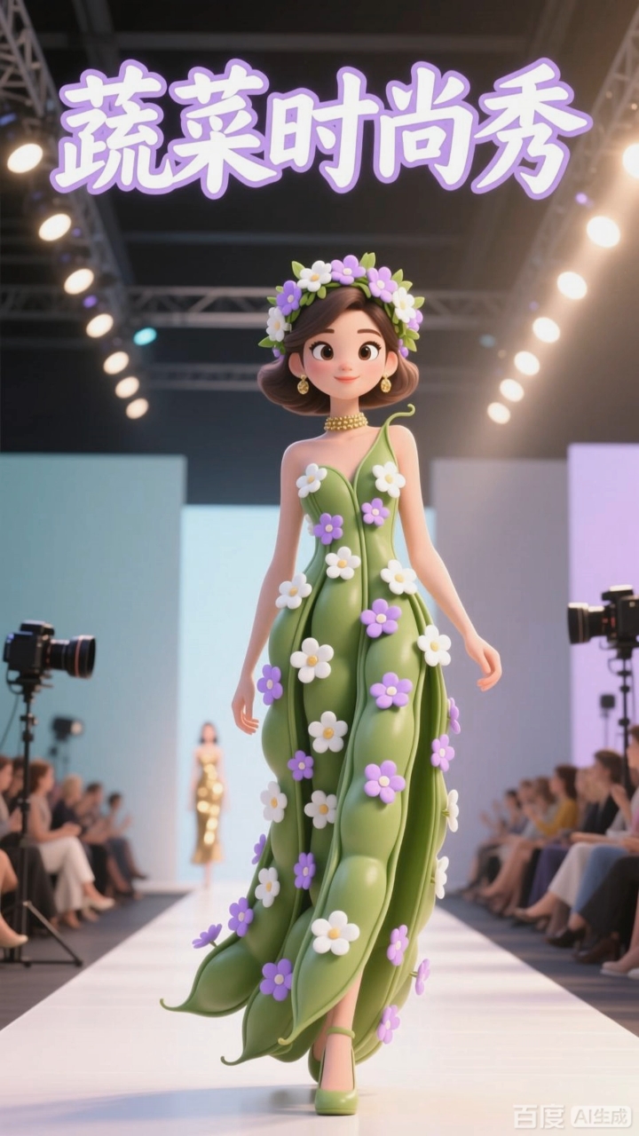 蔬菜主题服装秀,每一款衣服都好漂亮啊