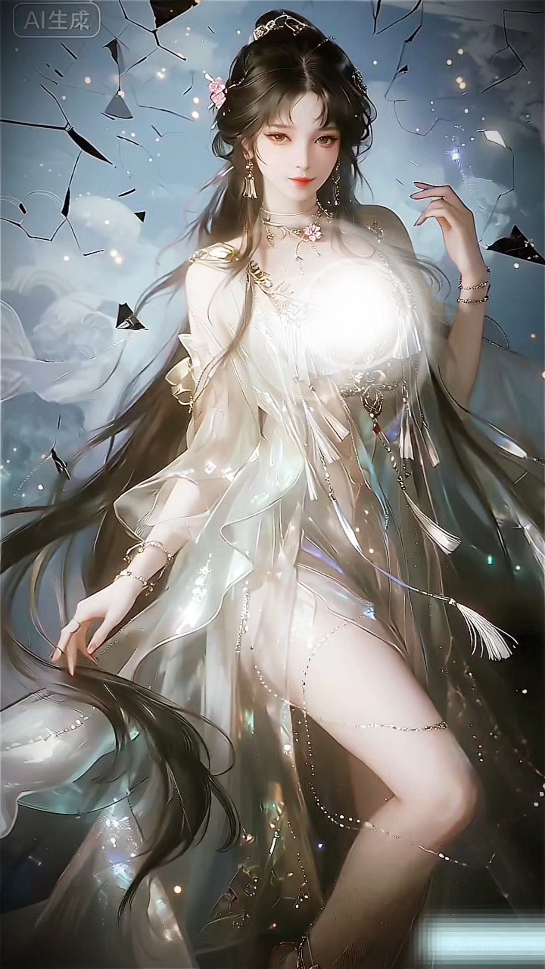 美女壁纸一棕